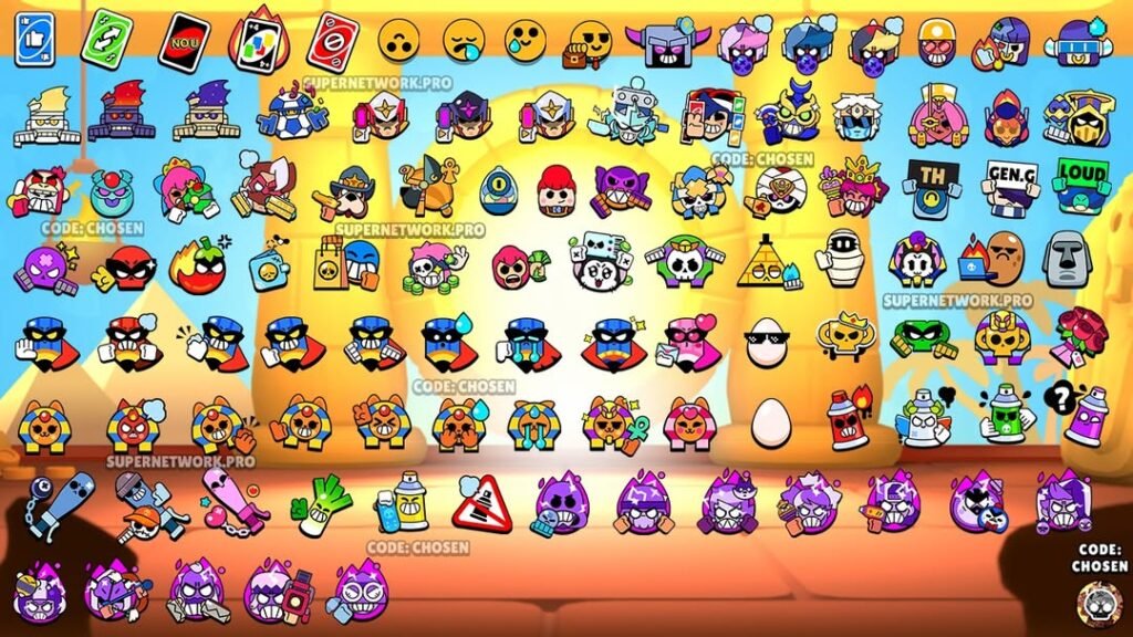 O que são pins no Brawl Stars