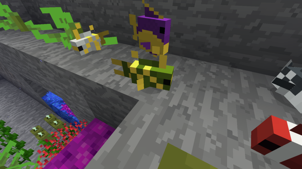 Como encontrar e capturar peixes tropicais no Minecraft Como encontrar e capturar peixes tropicais no Minecraft