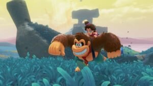 Donkey Kong Bananza Como derrotar Peekabruiser