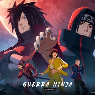 Free Fire e NARUTO Shippuden