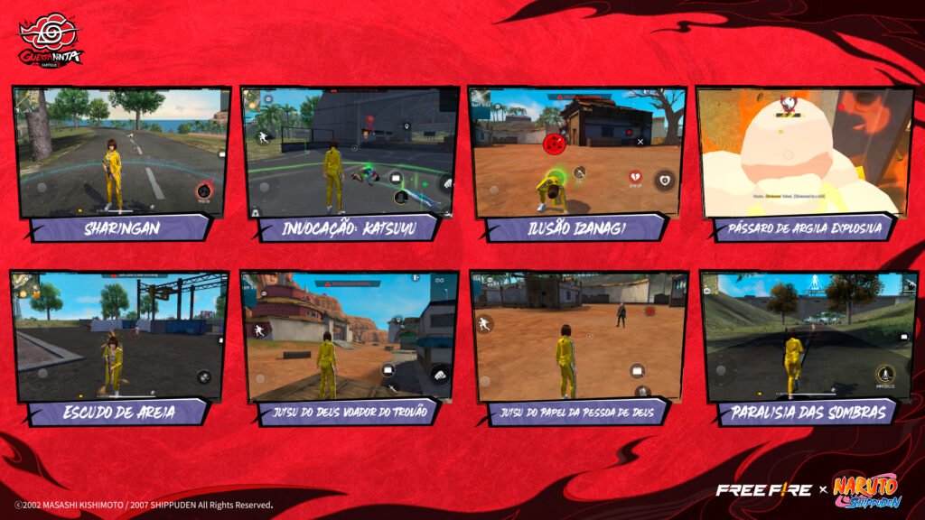 Free Fire x NARUTO SHIPPUDEN Capítulo 2 jogo (1) Free Fire x NARUTO SHIPPUDEN Capítulo 2 jogo (1)