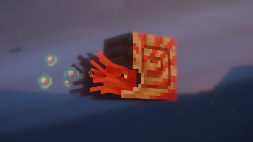 Cómo domesticar al nautilo en Minecraft
