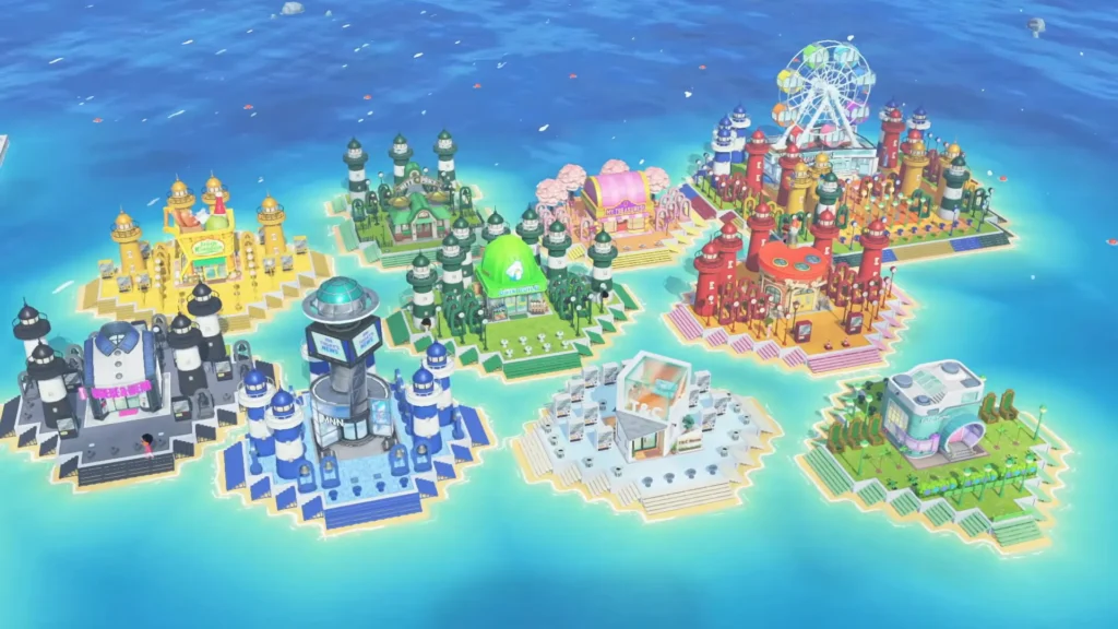 Todos os edifícios de Tomodachi Life: Living the Dream